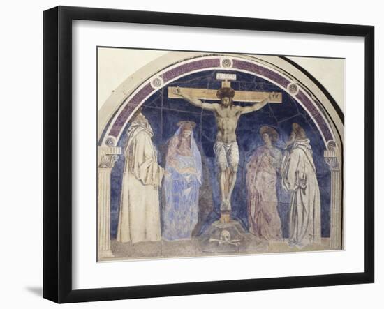 Crucifixion, Fresco-Andrea Del Castagno-Framed Giclee Print