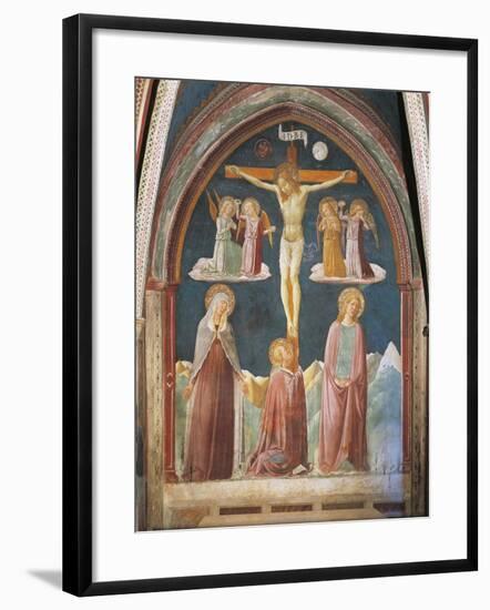 Crucifixion, Fresco-Nicolo Alunno-Framed Giclee Print
