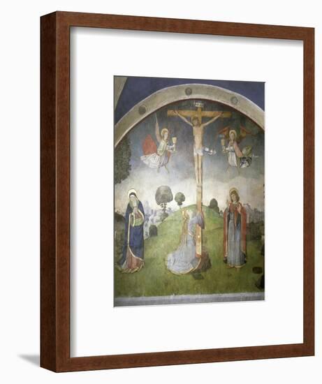 Crucifixion, Issogne Castle Oratory, Italy, 15th-16th Centuries-null-Framed Giclee Print