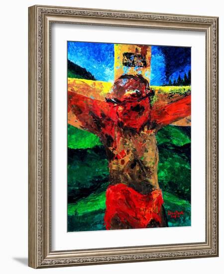 Crucifixion- it Is Finished, 2009-Patricia Brintle-Framed Giclee Print
