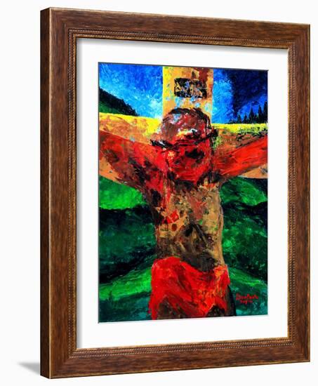 Crucifixion- it Is Finished, 2009-Patricia Brintle-Framed Giclee Print