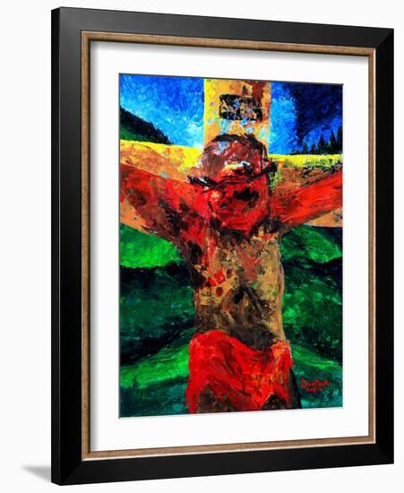 Crucifixion- it Is Finished, 2009-Patricia Brintle-Framed Giclee Print