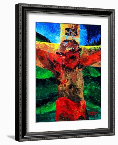 Crucifixion- it Is Finished, 2009-Patricia Brintle-Framed Giclee Print