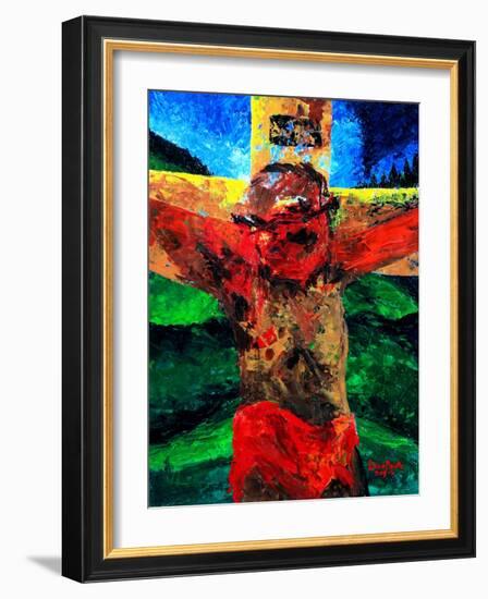 Crucifixion- it Is Finished, 2009-Patricia Brintle-Framed Giclee Print