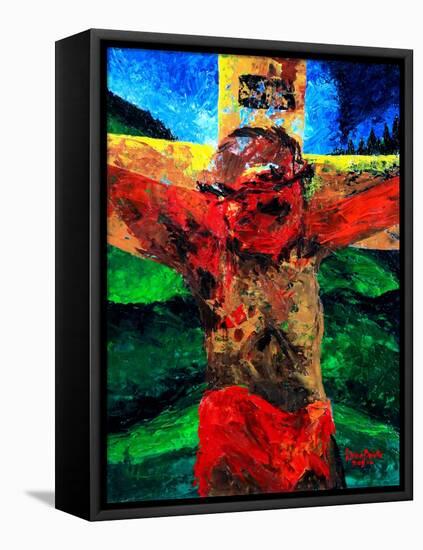 Crucifixion- it Is Finished, 2009-Patricia Brintle-Framed Premier Image Canvas