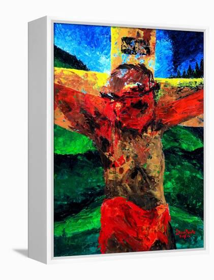 Crucifixion- it Is Finished, 2009-Patricia Brintle-Framed Premier Image Canvas