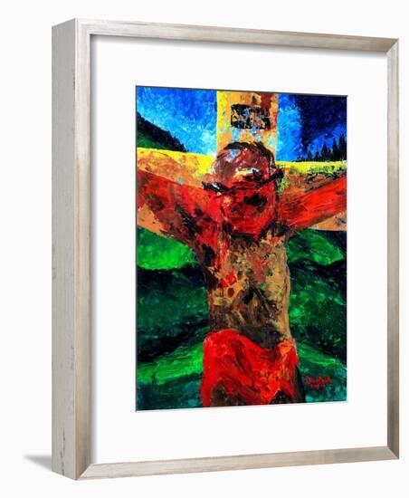 Crucifixion- it Is Finished, 2009-Patricia Brintle-Framed Giclee Print