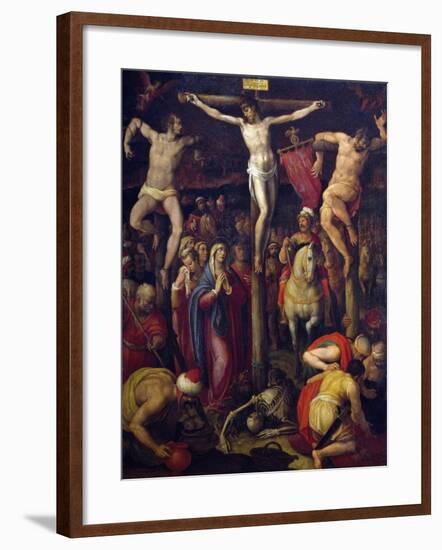 Crucifixion of Christ, 1569-Stradanus-Framed Giclee Print