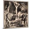 Crucifixion of Christ, 1923-George Wesley Bellows-Mounted Giclee Print