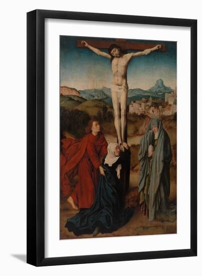 Crucifixion (Oil on Panel)-Gerard David-Framed Giclee Print