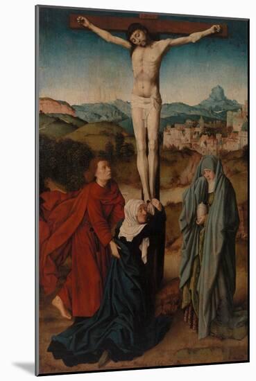 Crucifixion (Oil on Panel)-Gerard David-Mounted Giclee Print