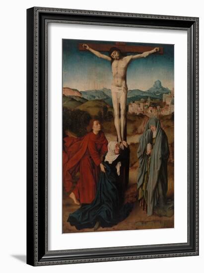 Crucifixion (Oil on Panel)-Gerard David-Framed Giclee Print