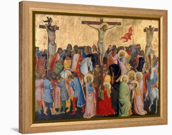 Crucifixion-Scene-Agnolo Gaddi-Framed Premier Image Canvas