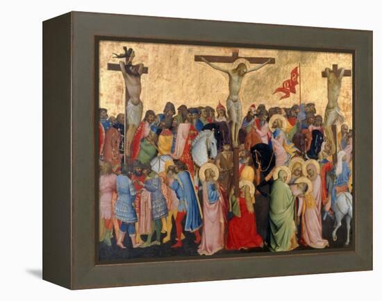 Crucifixion-Scene-Agnolo Gaddi-Framed Premier Image Canvas