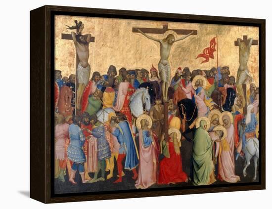 Crucifixion-Scene-Agnolo Gaddi-Framed Premier Image Canvas