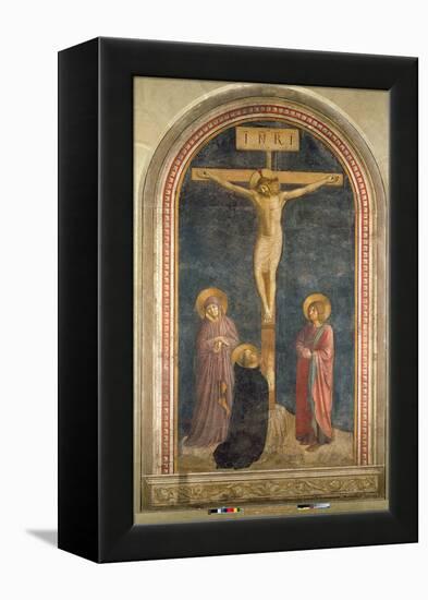 Crucifixion, Virgin, SS John the Evangelist and Dominic from the Convent of San Marco, c.1442-Fra Angelico-Framed Premier Image Canvas