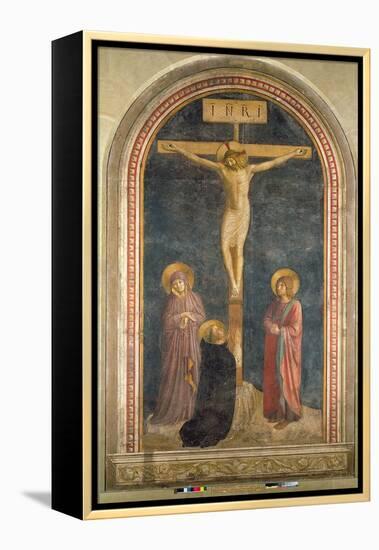 Crucifixion, Virgin, SS John the Evangelist and Dominic from the Convent of San Marco, c.1442-Fra Angelico-Framed Premier Image Canvas