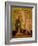 Crucifixion with Mary and John (Oil on Panel)-German School-Framed Giclee Print