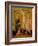 Crucifixion with Mary and John (Oil on Panel)-German School-Framed Giclee Print