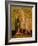 Crucifixion with Mary and John (Oil on Panel)-German School-Framed Giclee Print