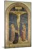 Crucifixion with the Virgin, Ss, John the Evangelist and Dominic, 1442-Fra Angelico-Mounted Giclee Print