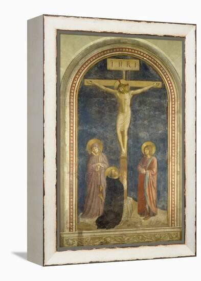 Crucifixion with the Virgin, Ss, John the Evangelist and Dominic, 1442-Fra Angelico-Framed Premier Image Canvas