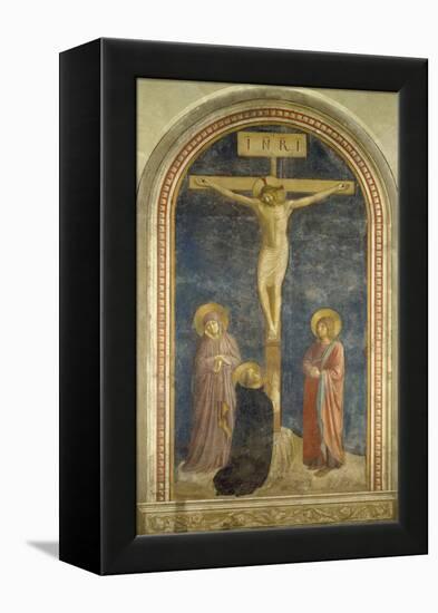 Crucifixion with the Virgin, Ss, John the Evangelist and Dominic, 1442-Fra Angelico-Framed Premier Image Canvas