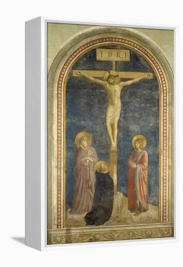 Crucifixion with the Virgin, Ss, John the Evangelist and Dominic, 1442-Fra Angelico-Framed Premier Image Canvas