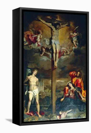 Crucifixion with Virgin and Saints, 1596-Federico Fiori Barocci-Framed Premier Image Canvas