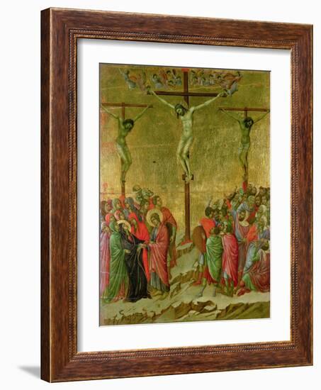 Crucifixion-Duccio di Buoninsegna-Framed Giclee Print