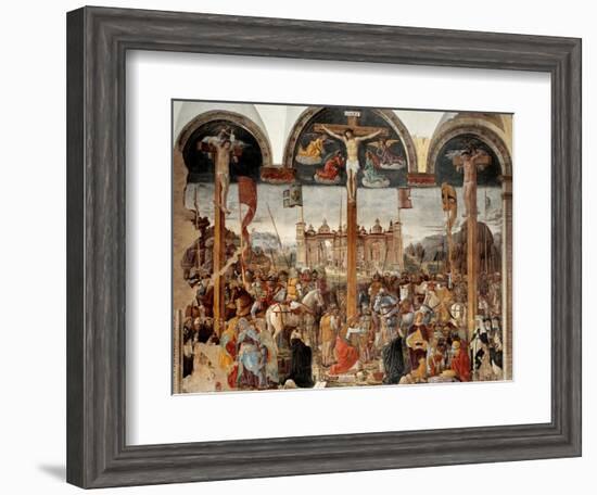 Crucifixion-Giovanni Donato da Montorfano-Framed Art Print