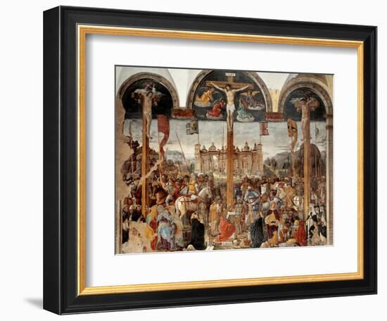 Crucifixion-Giovanni Donato da Montorfano-Framed Art Print