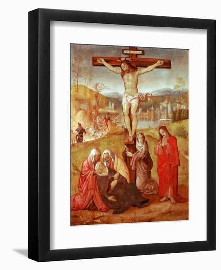 Crucifixion-Giovanni Antonio Bazzi Sodoma-Framed Giclee Print