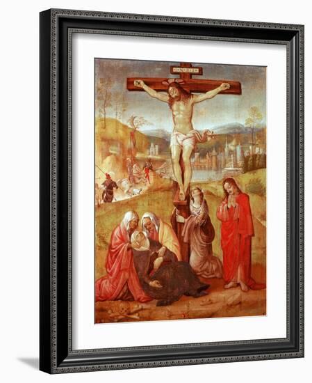 Crucifixion-Giovanni Antonio Bazzi Sodoma-Framed Giclee Print