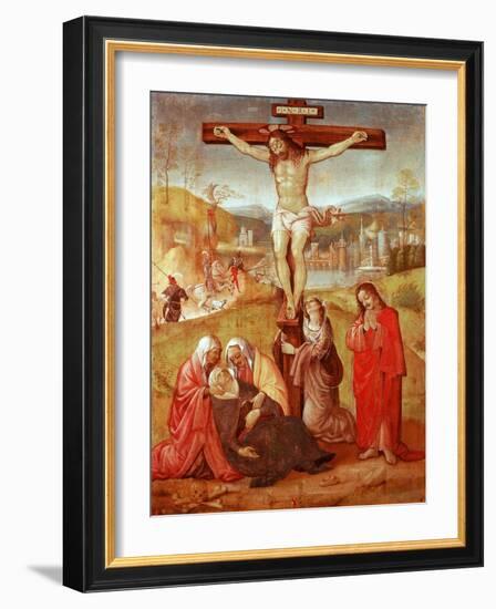 Crucifixion-Giovanni Antonio Bazzi Sodoma-Framed Giclee Print