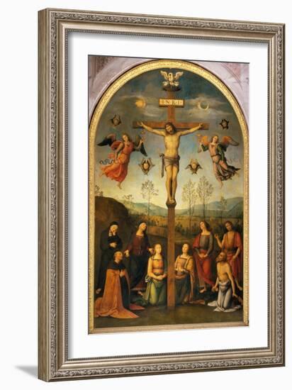 Crucifixion-Pietro Perugino-Framed Giclee Print