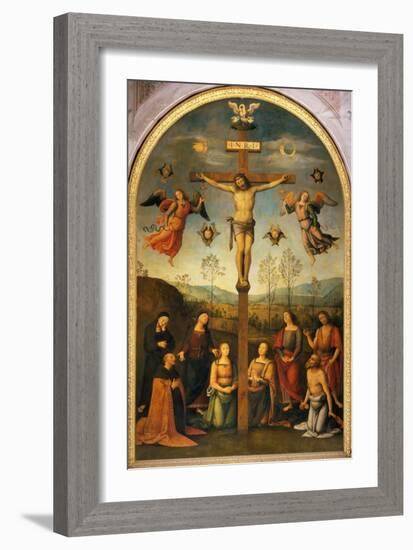 Crucifixion-Pietro Perugino-Framed Giclee Print