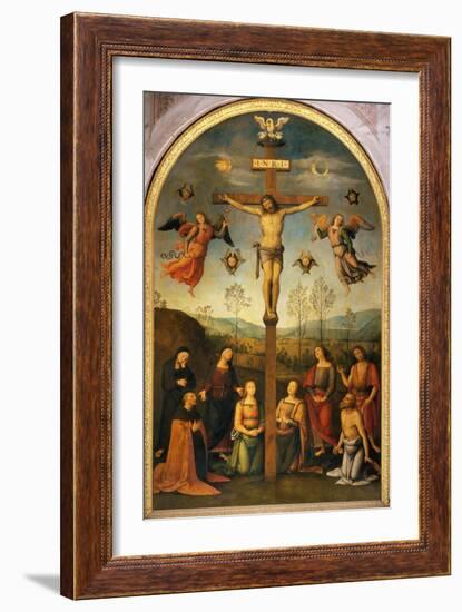 Crucifixion-Pietro Perugino-Framed Giclee Print