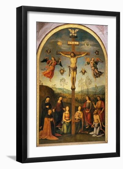 Crucifixion-Pietro Perugino-Framed Giclee Print