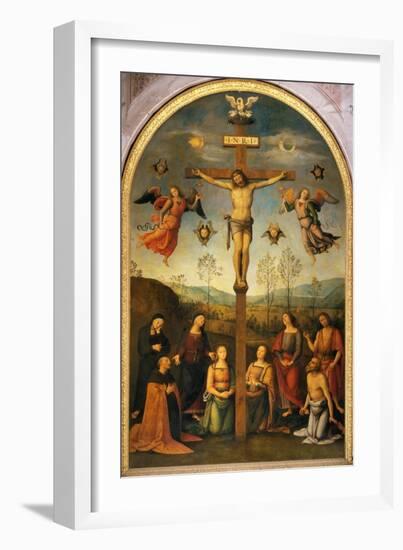 Crucifixion-Pietro Perugino-Framed Giclee Print