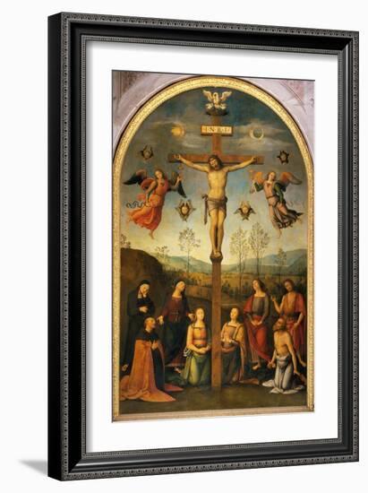 Crucifixion-Pietro Perugino-Framed Giclee Print