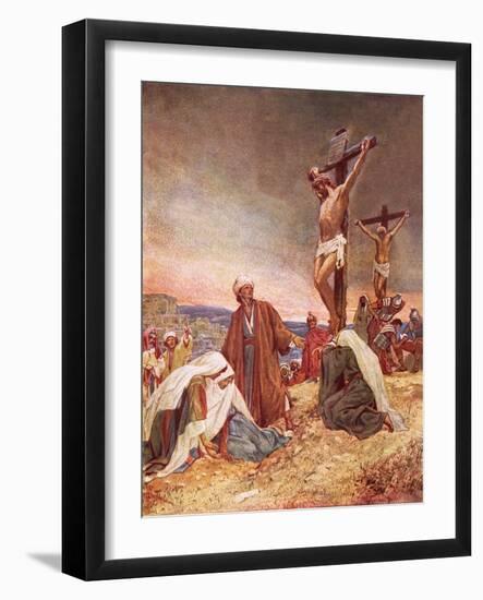 Crucifixion-William Brassey Hole-Framed Giclee Print