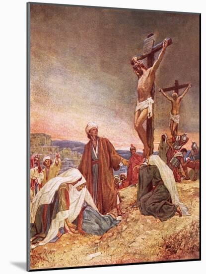 Crucifixion-William Brassey Hole-Mounted Giclee Print