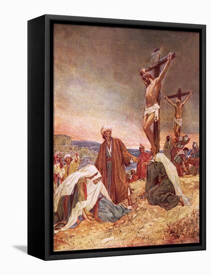 Crucifixion-William Brassey Hole-Framed Premier Image Canvas