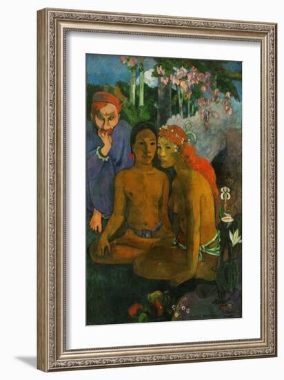 Cruel Tales "Exotic Saying" 1902-Paul Gauguin-Framed Giclee Print