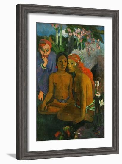 Cruel Tales "Exotic Saying" 1902-Paul Gauguin-Framed Giclee Print