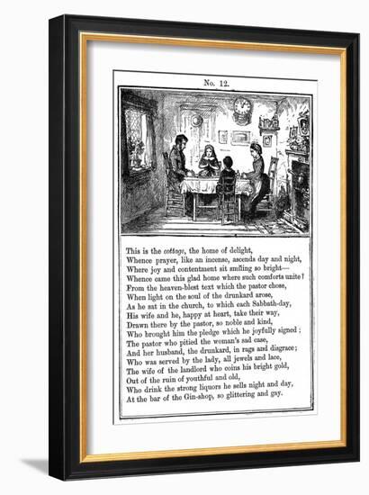 Cruikshank, the Gin Shop, Plate 12-George Cruikshank-Framed Art Print