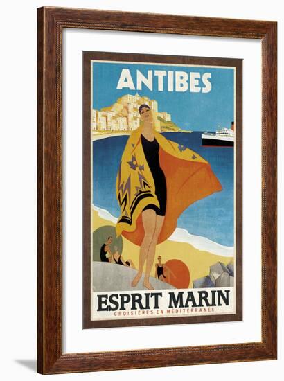 Cruise Antibes-Collection Caprice-Framed Art Print