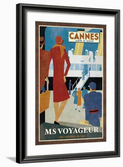 Cruise Cannes-Collection Caprice-Framed Art Print