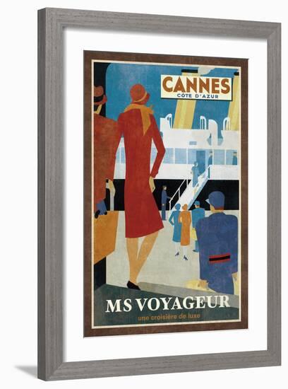 Cruise Cannes-Collection Caprice-Framed Art Print